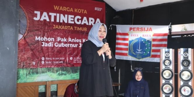 
 Deklarasi Warga Kota Kecamatan Jatinegara, Jakarta Timur mendukung Anies Baswedan maju di Pilkada DKI 2024/Ist