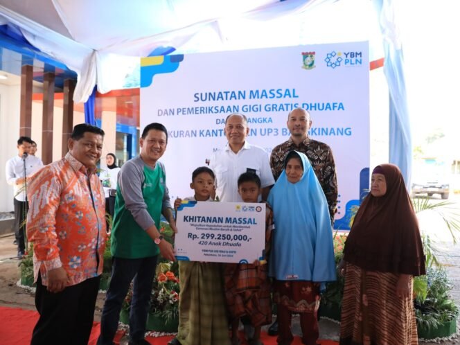 
 Peduli Kesehatan dan Kesejahteraan Masyarakat, YBM PLN Gelar Khitanan Massal Gratis Bagi 420 Anak Dhuafa di Riau dan Kepulauan Riau