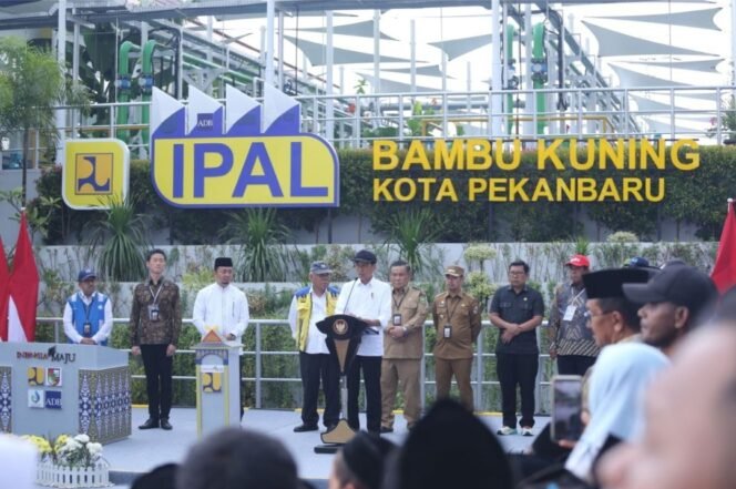 
 Presiden RI Resmikan Instalasi Pengolahan Air Limbah (IPAL), PLN Pasok Listrik Andal dan Berkualitas