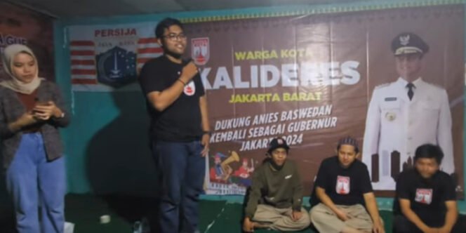 
 Musyawarah Warga Kalideres dan deklarasi dukungan untuk Anies Baswedan kembali sebagai Gubernur Jakarta 2024.