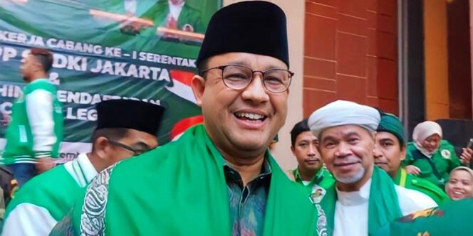 
 Anies Baswedan saat menghadiri Muskercab PPP se-DKI Jakarta/RMOL