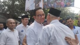 Anies bersama jajaran Kopassindo. (Dwi Rahmawati/detikcom)